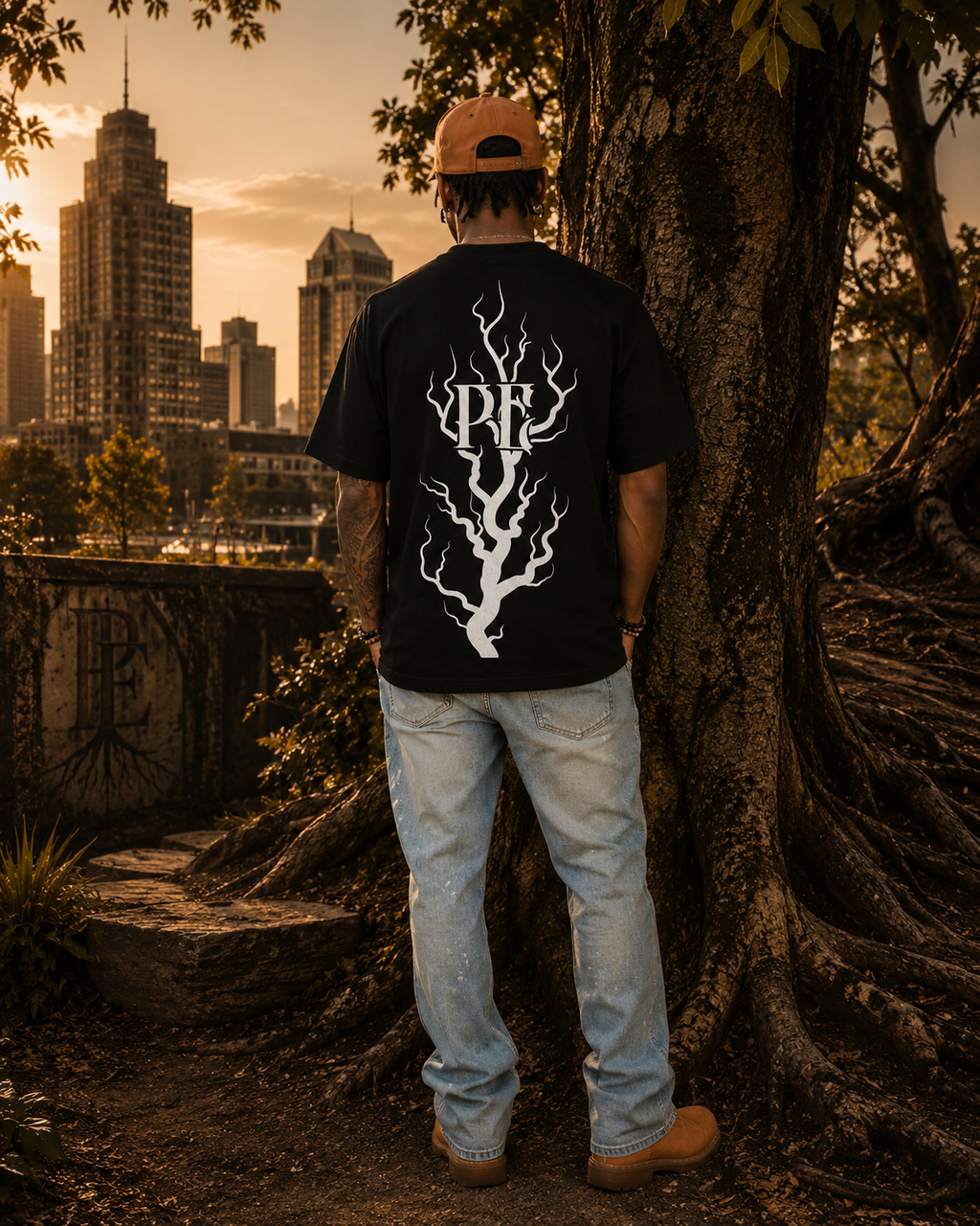 Quality Over Quantity Tee – Midnight Root Edition