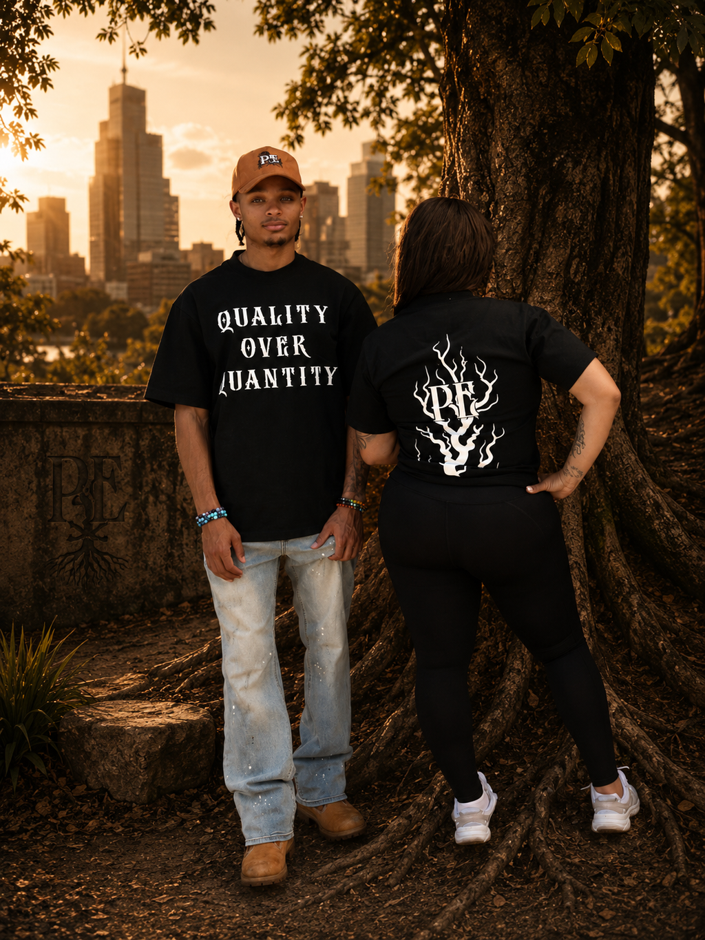 Quality Over Quantity Tee – Midnight Root Edition