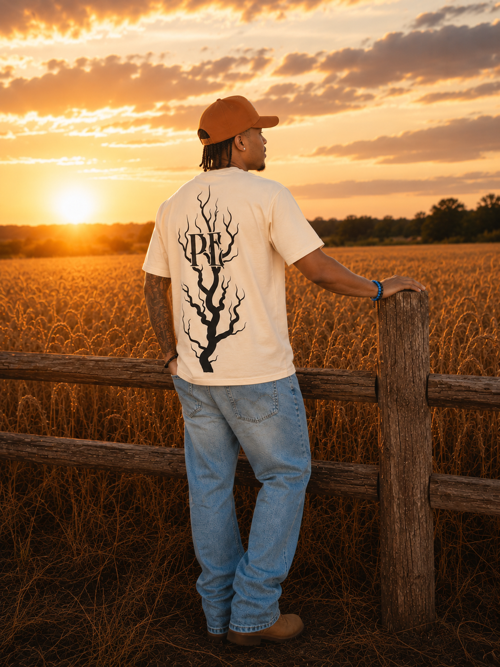 Quality Over Quantity Tee – Rooted Wheatfield Cream